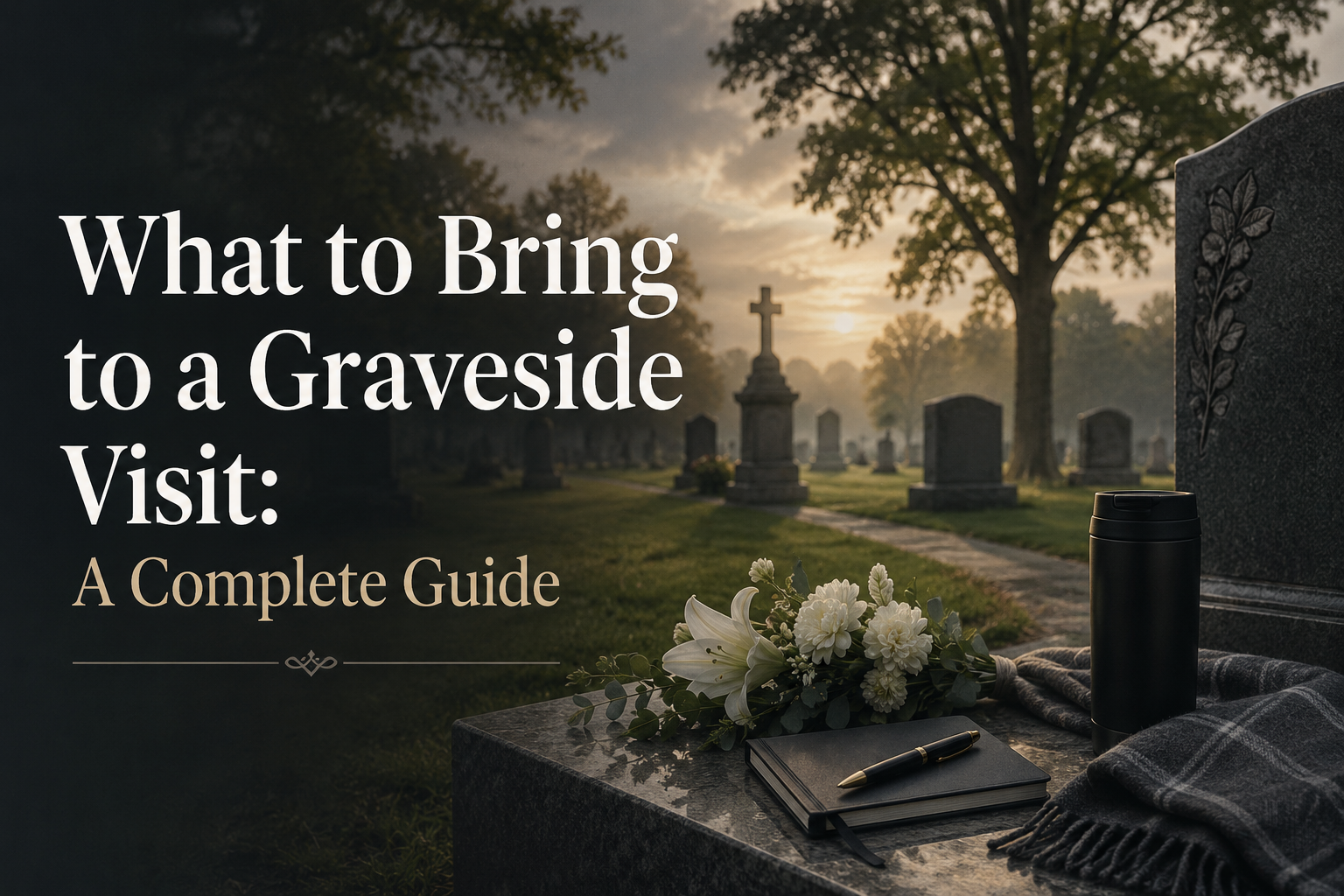 What to bring to a graveside visit – memorial balloons, flowers and mementos