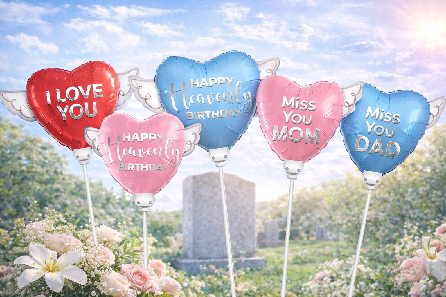 Balloons on a stick!