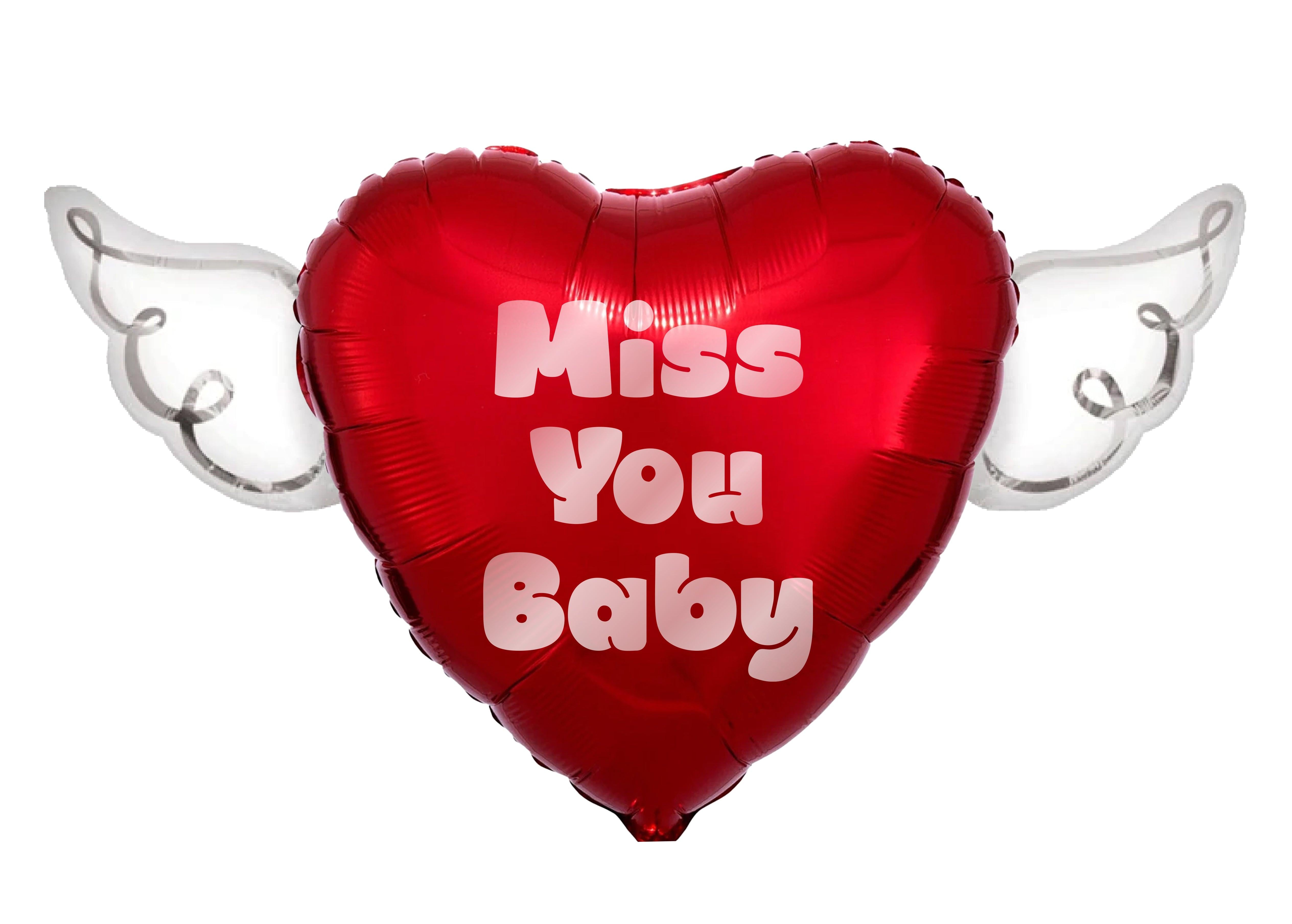 Miss You Baby Memorial Balloon – view 3